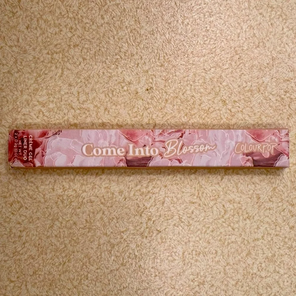 COLOURPOP COME INTO BLOSSOM CREME GEL EYELINER DUO NIB